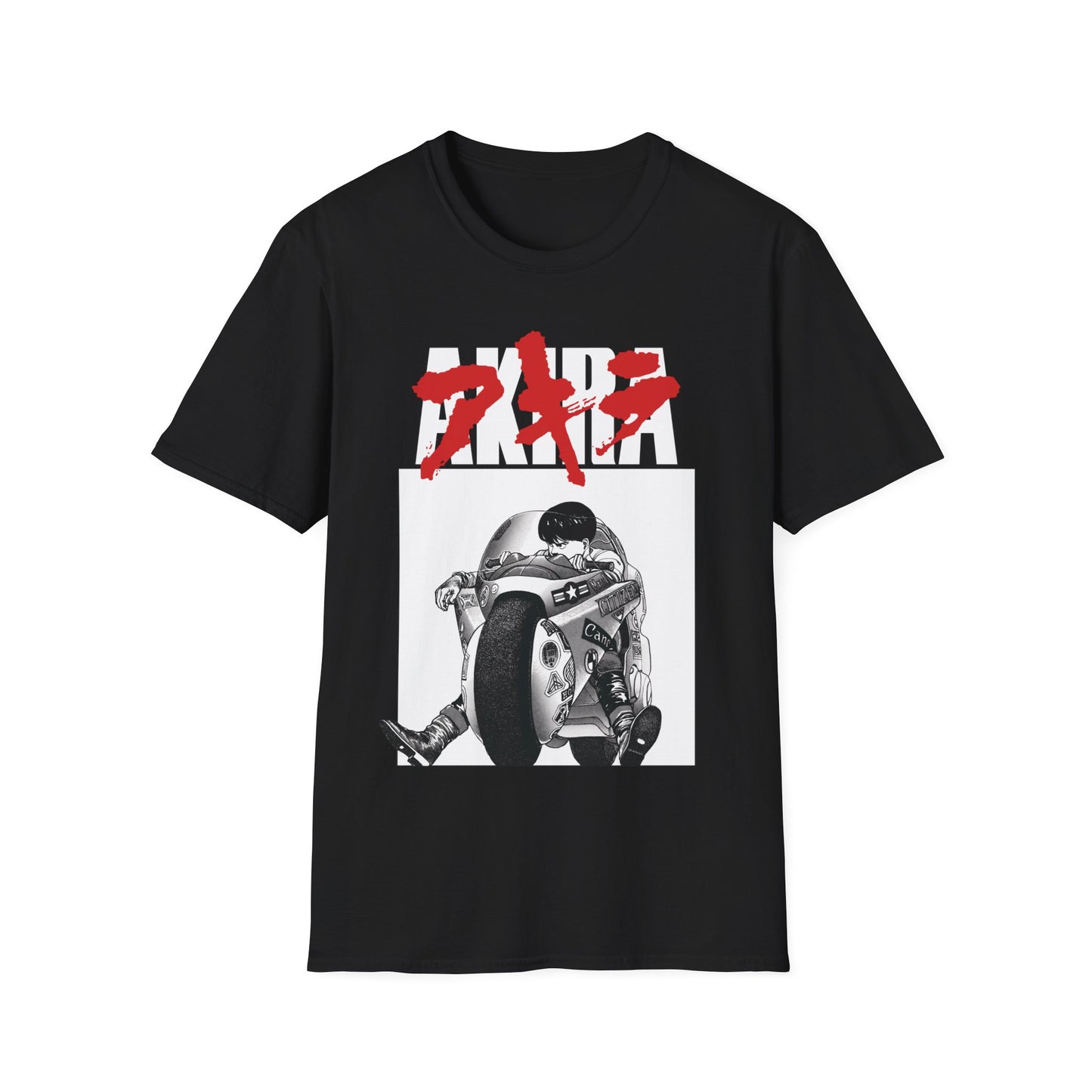 Akira Kaneda Manga panel Unisex Softstyle T-Shirt