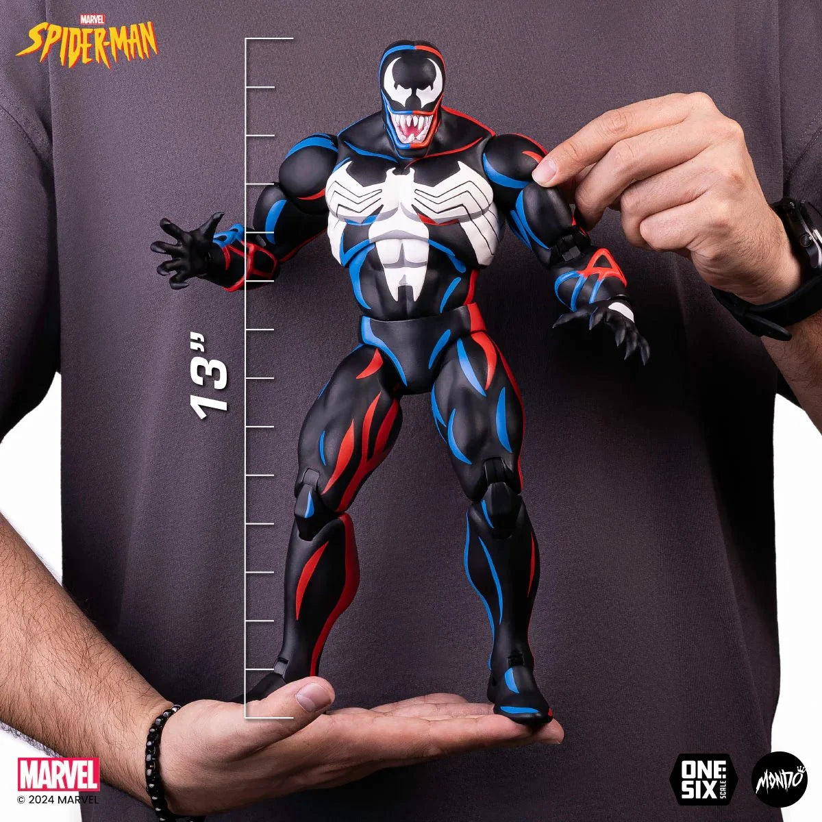 Spider-Man: The Animated Series Venom 1:6 Scale Action Figure PRE-ORDER
