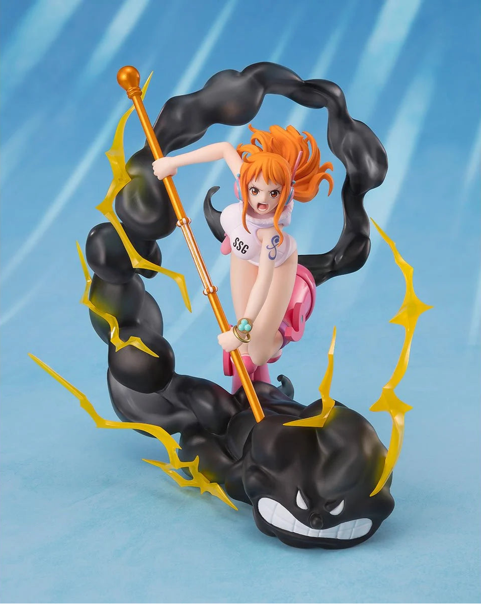 One Piece The Future Island Egghead Version Nami Lightning Blast Extra Battle FiguartsZERO Statue