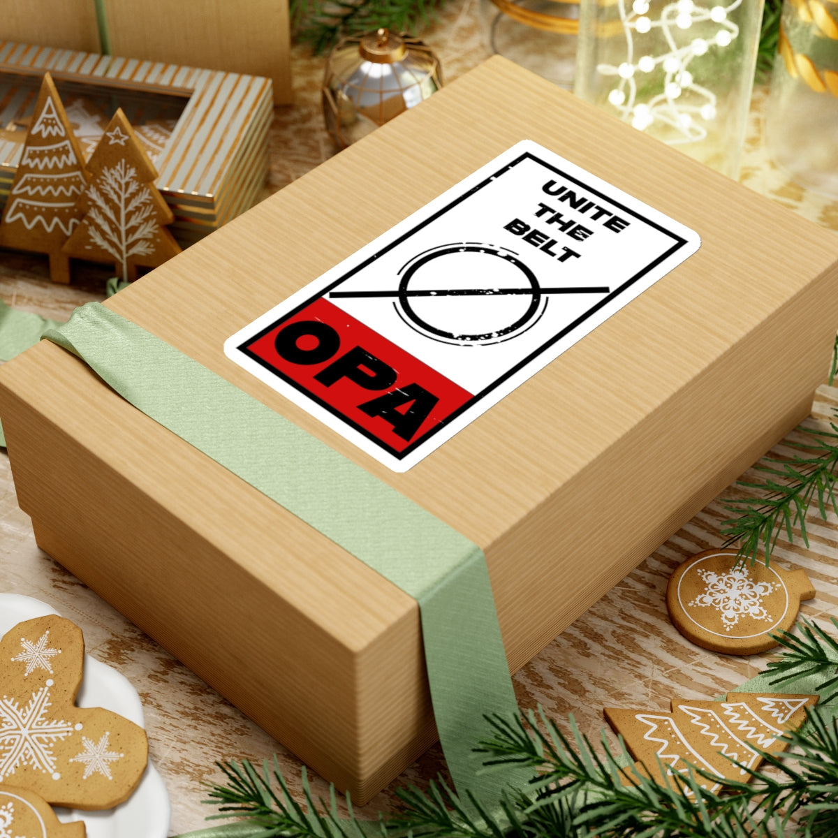 Nerdlocker OPA (book Logo) Kiss-Cut Stickers