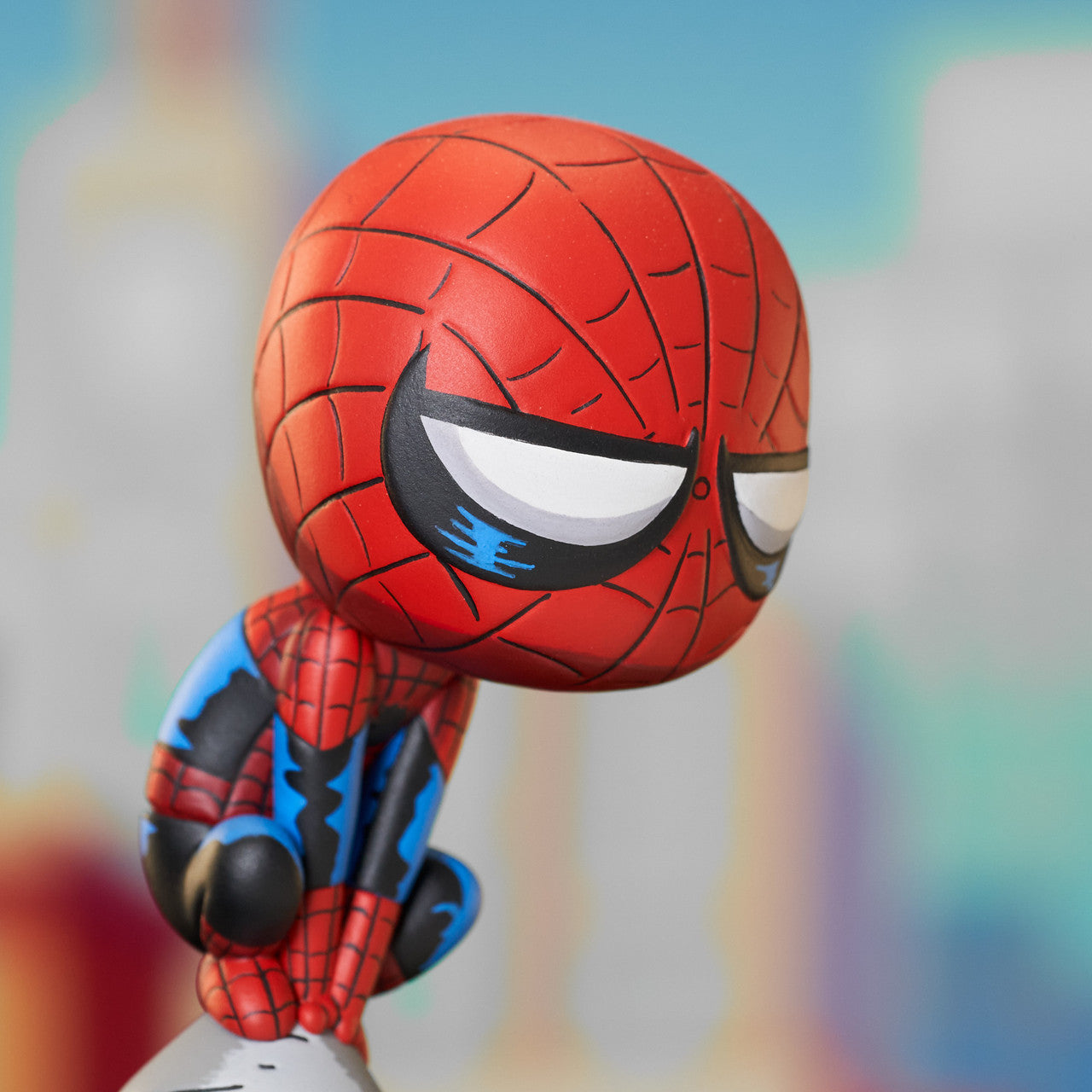 Marvel Animated Style Spider-Man Chimney Statue