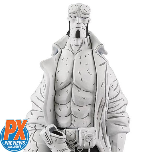 Hellboy 30th Anniversary 12 1/2-Inch Black and White Variant Vinyl Figure - Previews Exclusive