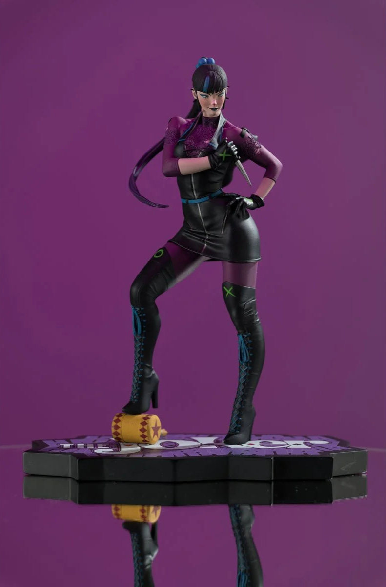 DC Direct Punchline The Joker Purple Craze by Stanley "Artgerm" Lau 1:10 Scale Resin Statue