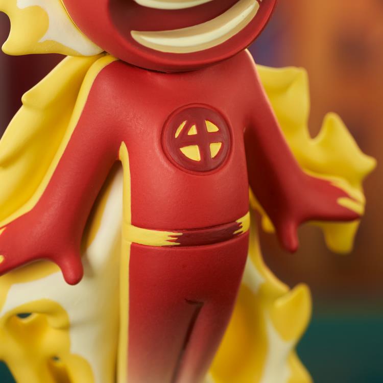 Marvel Animated Style Human Torch Statue (Pre-Order)