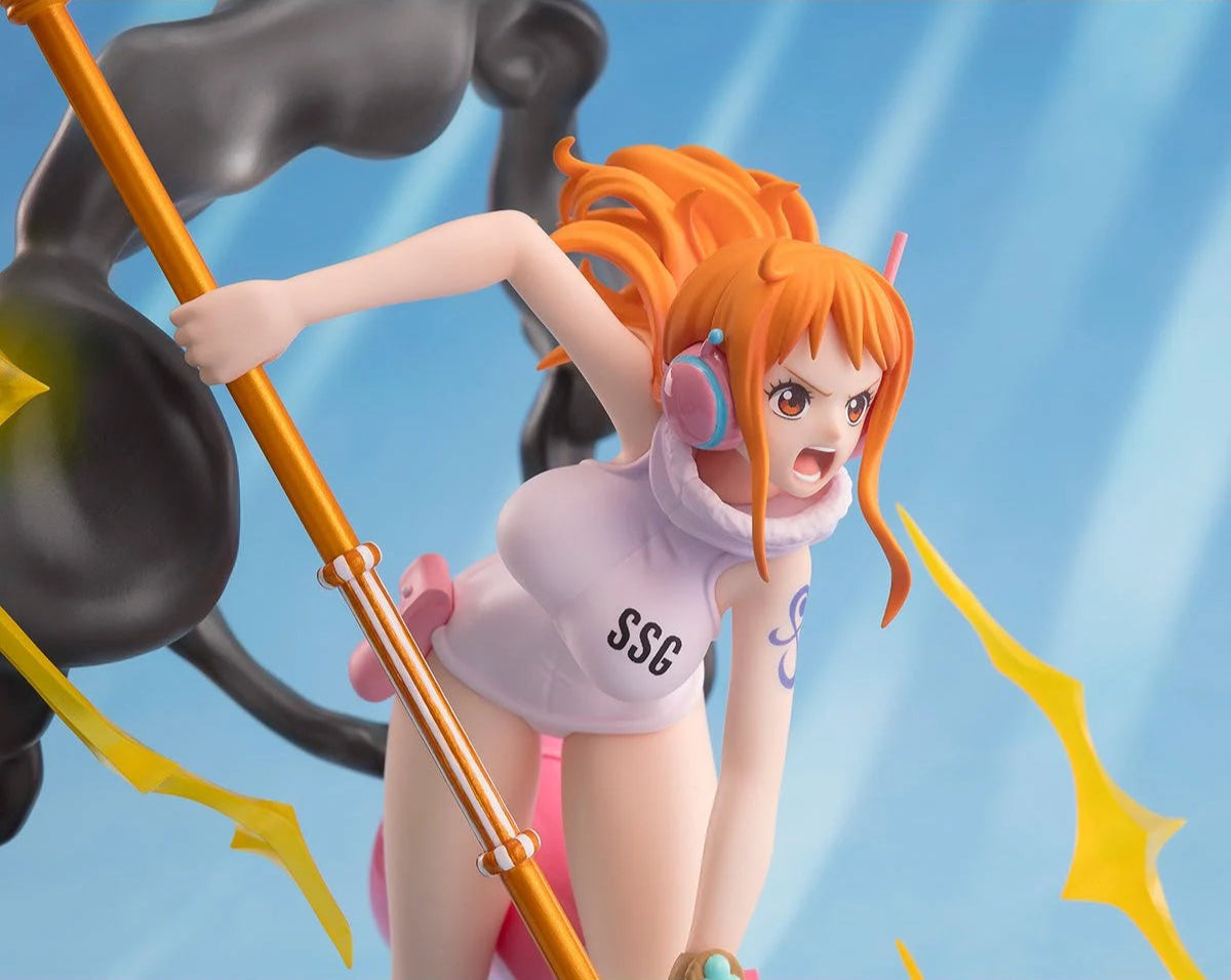 One Piece The Future Island Egghead Version Nami Lightning Blast Extra Battle FiguartsZERO Statue