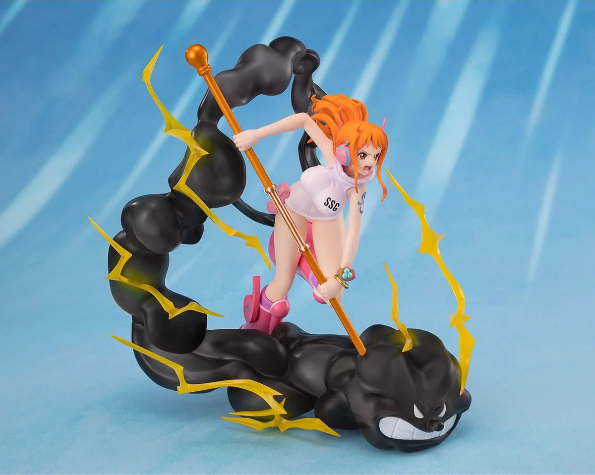 One Piece The Future Island Egghead Version Nami Lightning Blast Extra Battle FiguartsZERO Statue
