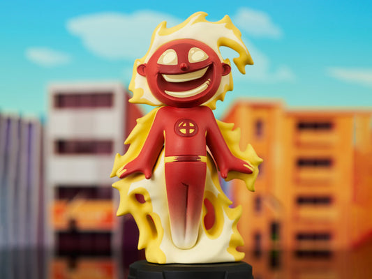 Marvel Animated Style Human Torch Statue (Pre-Order)