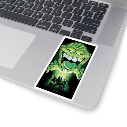 Who you gonna call? Slimer Kiss-Cut Stickers