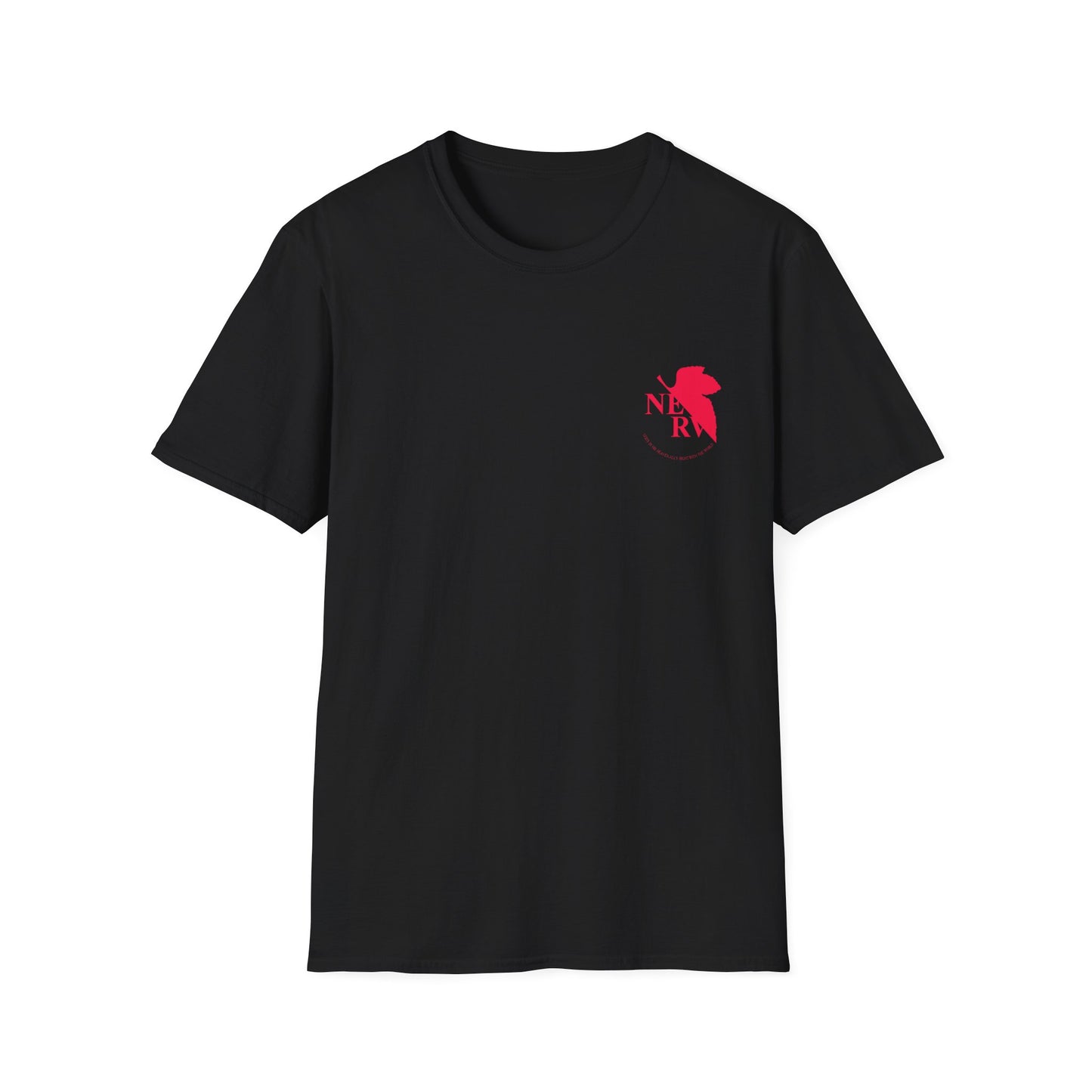 Evangelion Anime NERV T-Shirt Unisex Softstyle T-Shirt