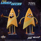 Star Trek: Lower Decks Badgey 7-Inch Statue 2-Pack