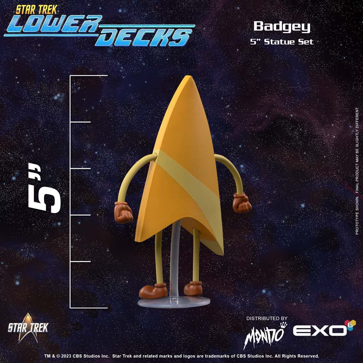 Star Trek: Lower Decks Badgey 7-Inch Statue 2-Pack