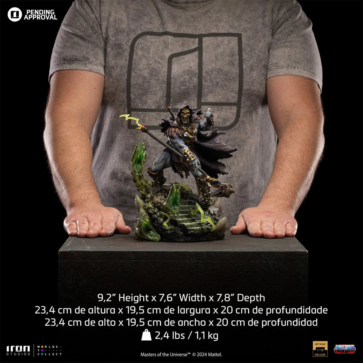 Masters of the Universe Skeletor Unleashed 1:10 Deluxe Art Scale Limited Edition Statue