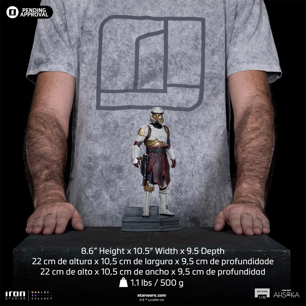 Star Wars: Ahsoka Captain Enoch 1:10 Art Scale Limited Edition Statue