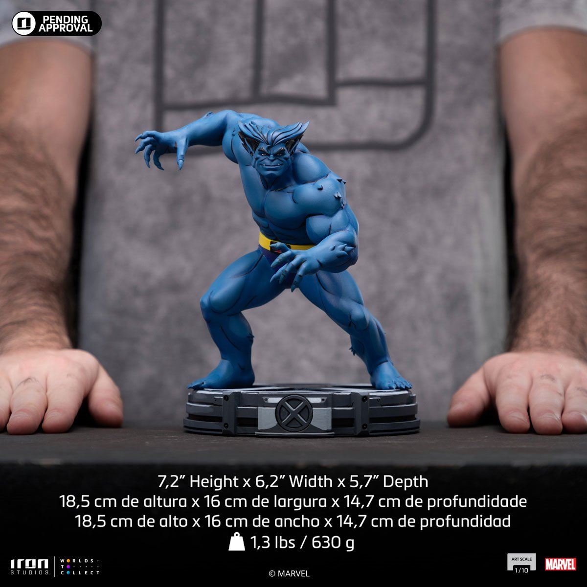 X-Men 97 Beast Battle Diorama Series 1:10 Art Scale Limited Edition Statue