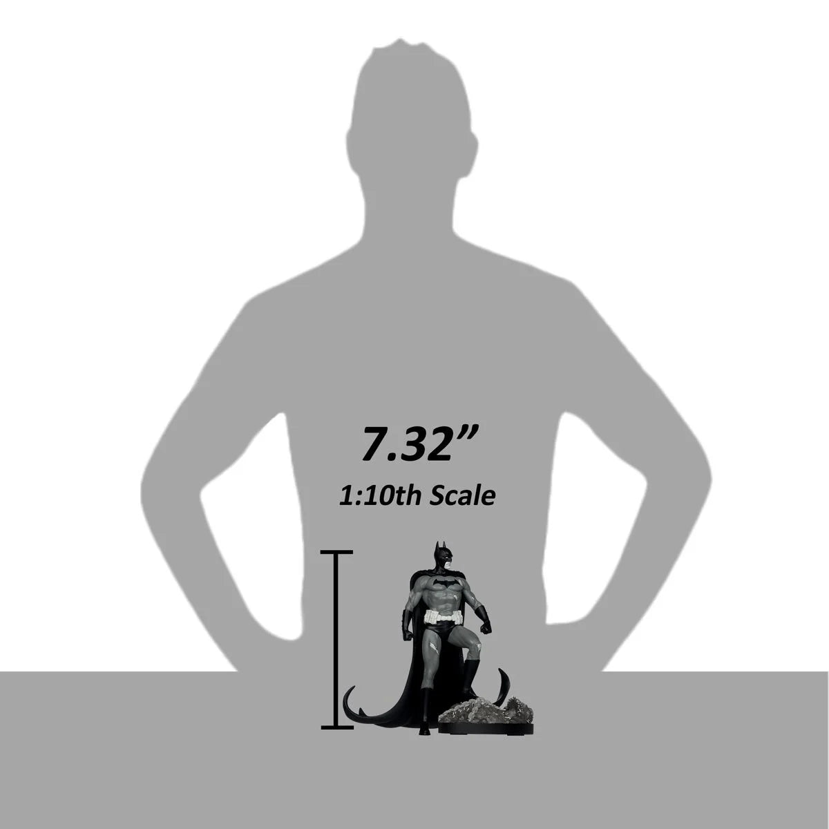 Batman by Bjorn Barends Batman Black and White 1:10 Scale Resin Statue