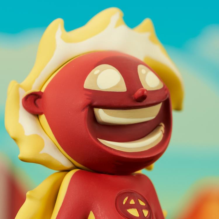 Marvel Animated Style Human Torch Statue (Pre-Order)