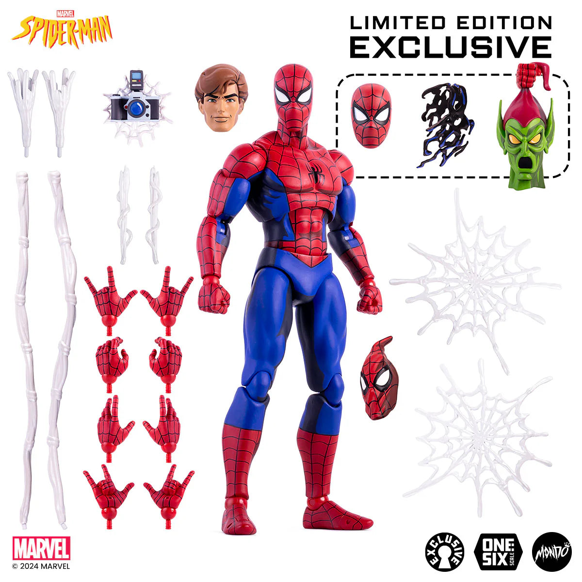 Spider-Man: The Animated Series Spider-Man 1:6 Scale Action Figure