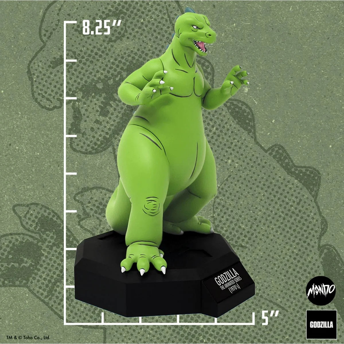 Godzilla: The Animated Series 1970s Godzilla Museum Statue