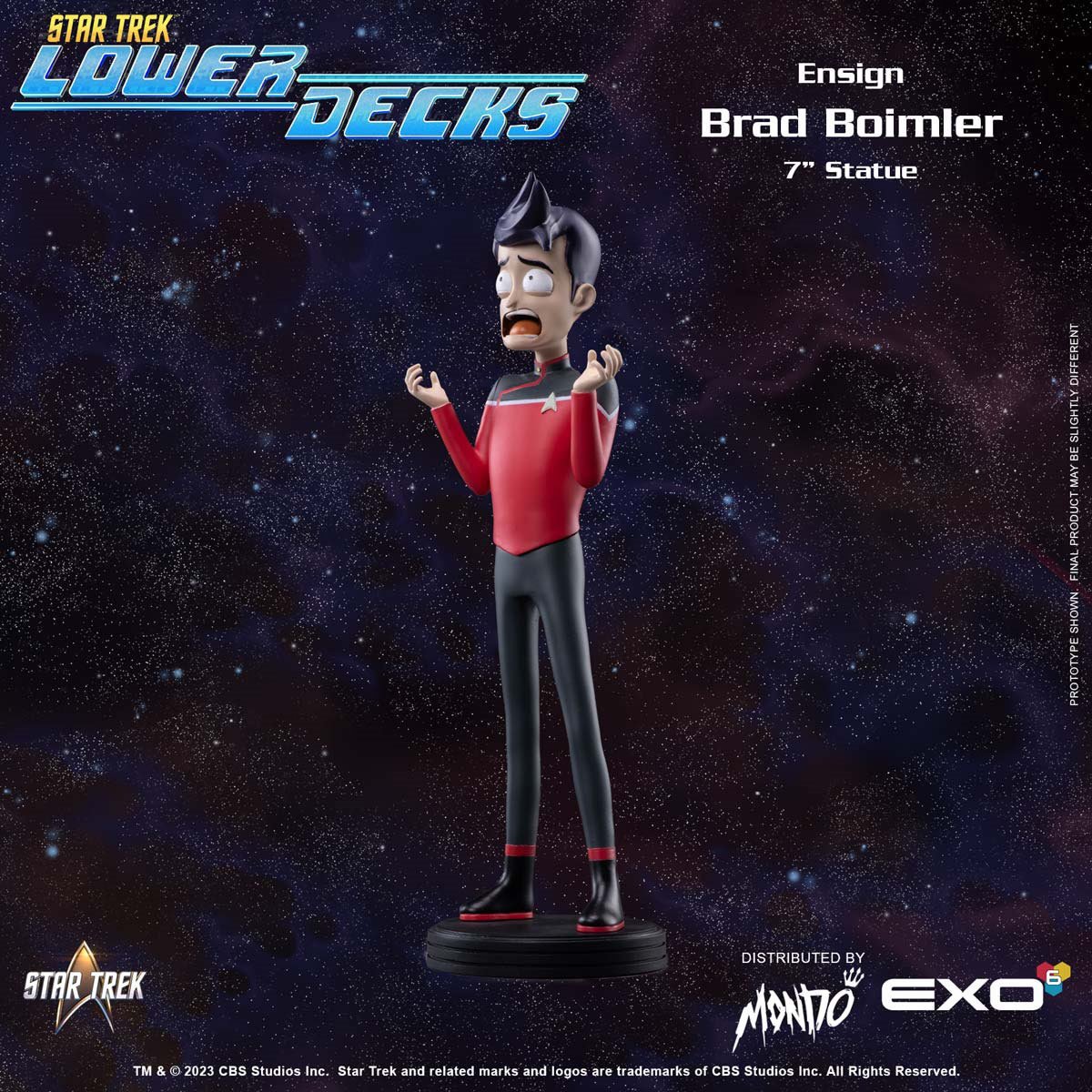 Star Trek: Lower Decks Ensign Brad Boimler 7-Inch Statue