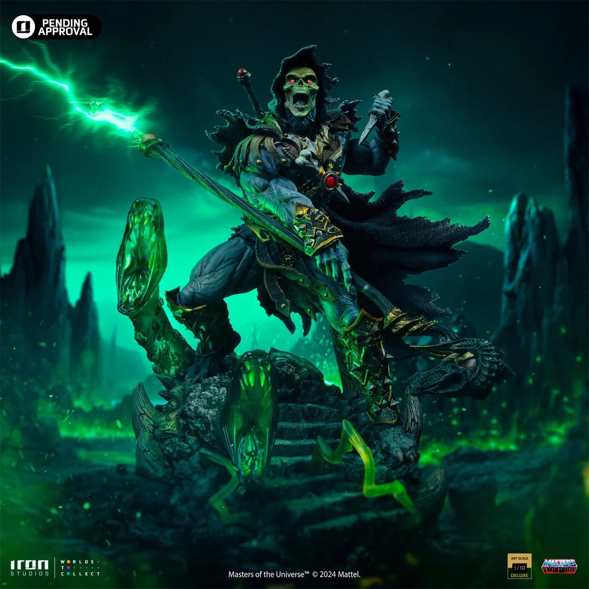 Masters of the Universe Skeletor Unleashed 1:10 Deluxe Art Scale Limited Edition Statue