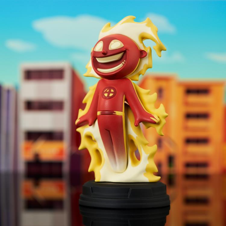 Marvel Animated Style Human Torch Statue (Pre-Order)